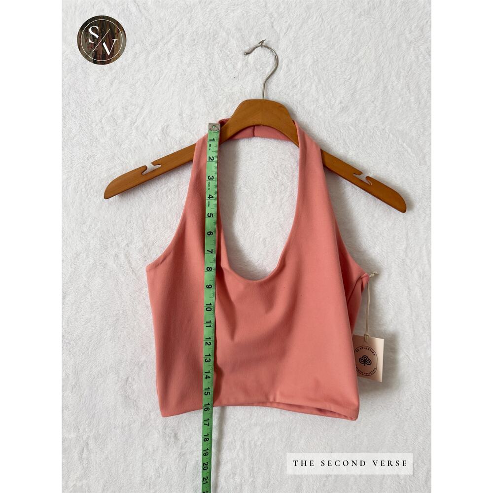 Be Athletica Activewear Halter Top Coral Size Small - Picture 3 of 7